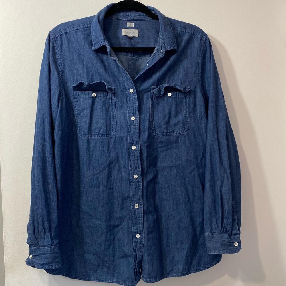 LOFT The Softened Shirt with Pockets